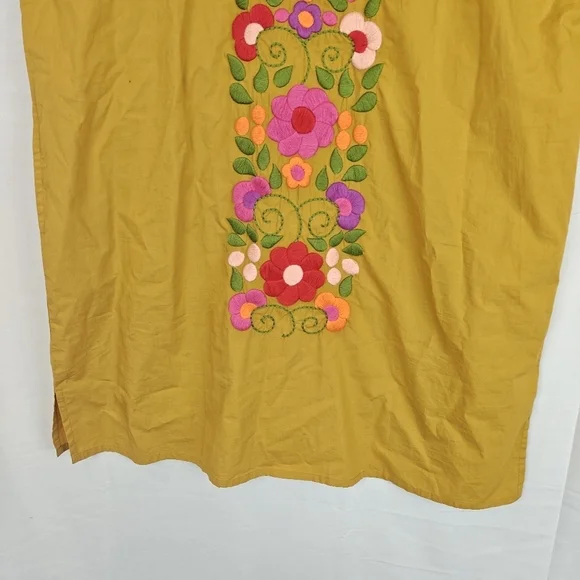 sister mary embroidered dress Sister Mary Blue Roses Embroidered Maxi Dress main image 1